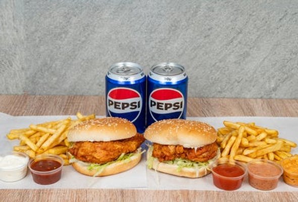 Deal 2 - Chicken fillet Burger Regular Fries Can of Drink