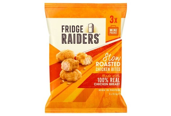 Fridge Raiders Slow Roasted Chicken Bites Mini Packs 3 x 22.5g