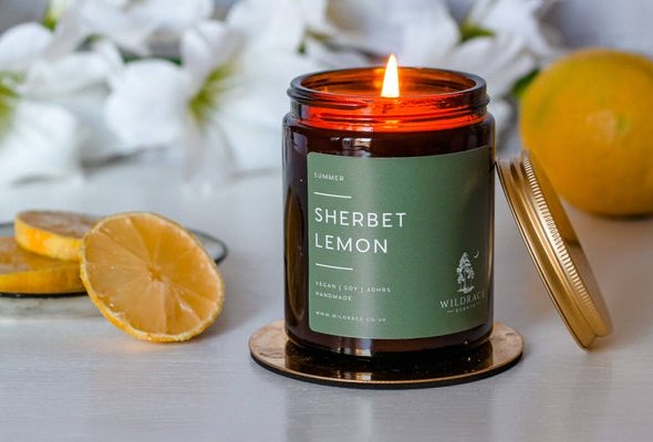 Sherbet Lemon Scented Candle