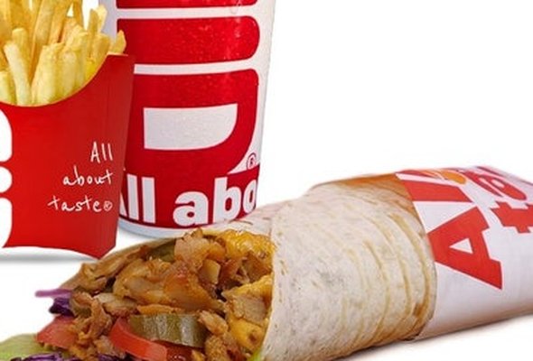 Spicy Chicken Doner Wrap Meal