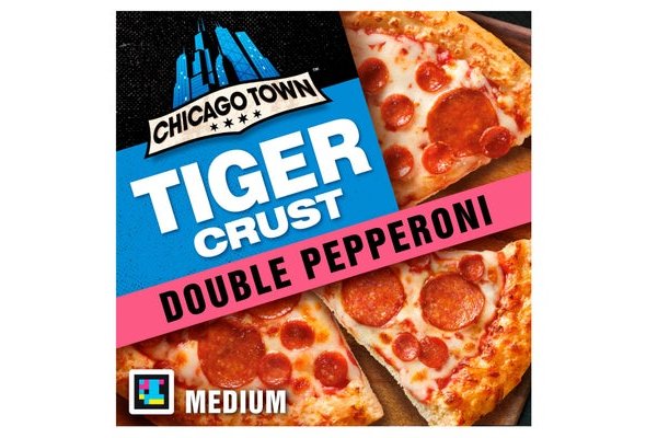 Chicago Town Tiger Crust Double Pepperoni Pizza 320g