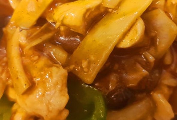 Chicken with Satay Sauce