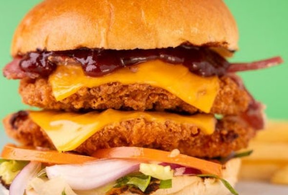 The Old Faithful - Fried Buttermilk Chicken Double