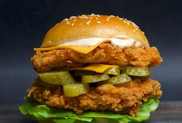 Double Festive Feast Burger