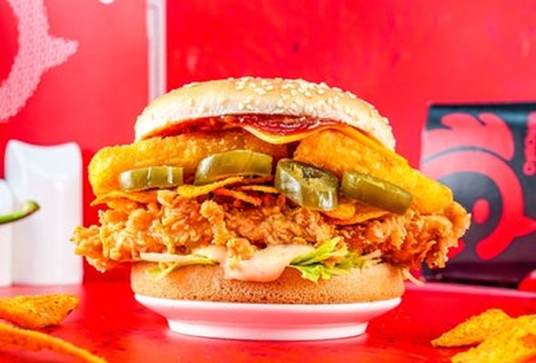 Nacho Stacker Burger 🌶️