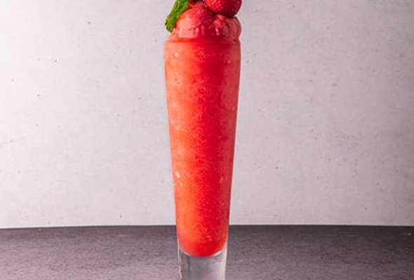 Strawberry Sorbet Float