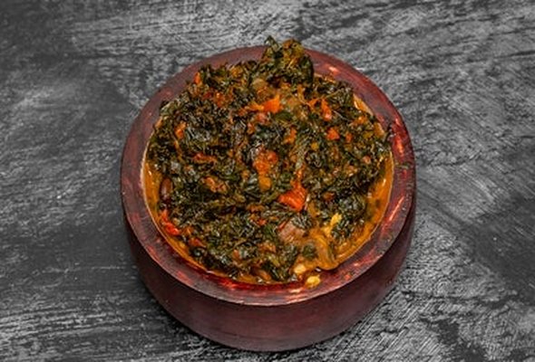Efo Riro Soup Assorted Meat (Spinach Soup)