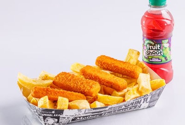 Kids Fish Fingers & Chips