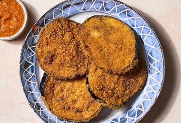 AUBERGINE FRITTERS