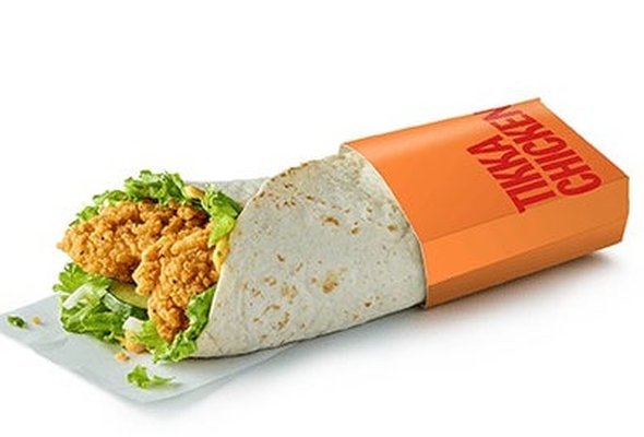 Crispy Tikka Chicken Wrap