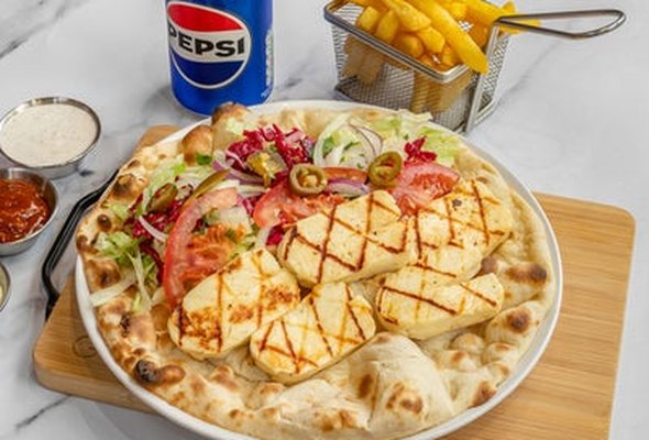 Halloumi Grilled Cheese Wrap 🍃