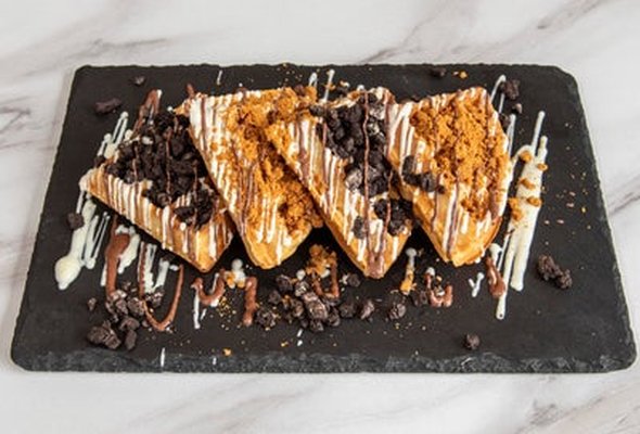 Biscoff Bomb Waffle
