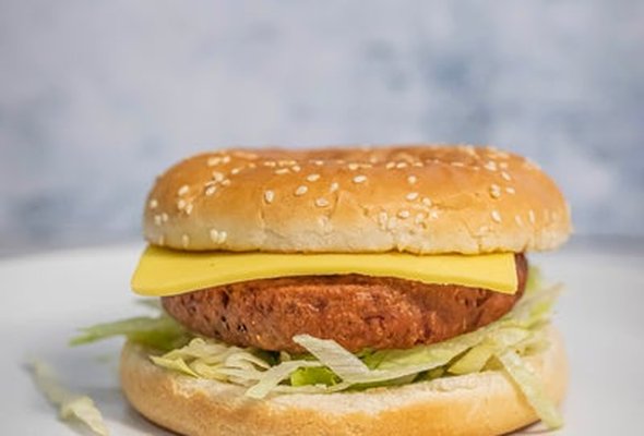 Seavers Plant Based Cheese Burger
