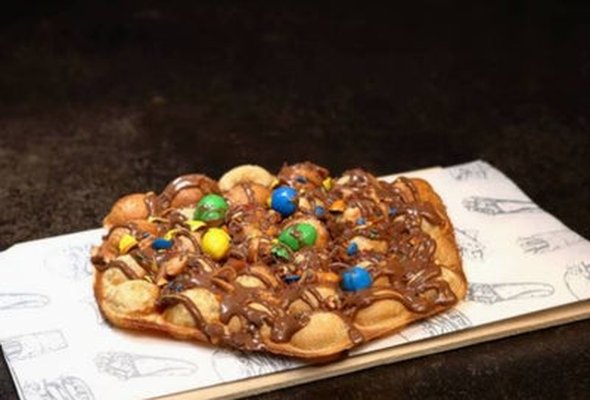 M&M's Bubble Waffle