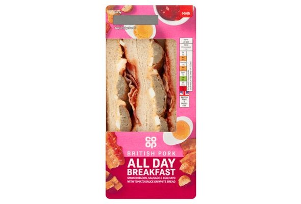 Co-op All Day Breakfast Sandwich
