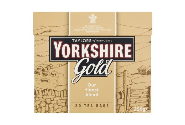 Taylors of Harrogate Yorkshire Gold 80 Tea Bags 250g