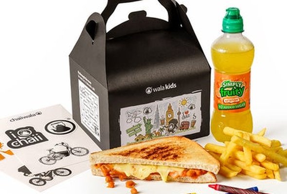 Masala Beans & Cheese Toastie & Chips
