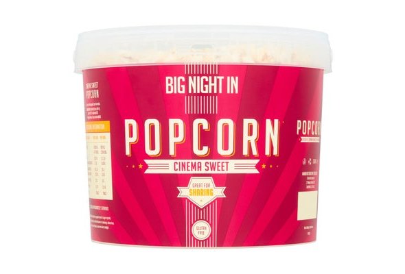 Big Night In Cinema Sweet Popcorn 250g