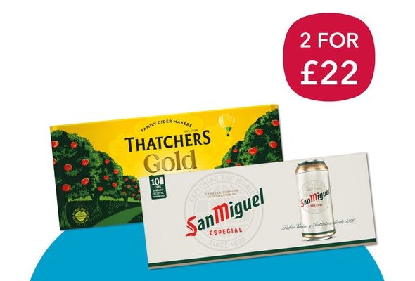 2 for £22 Beer & Cider Duo