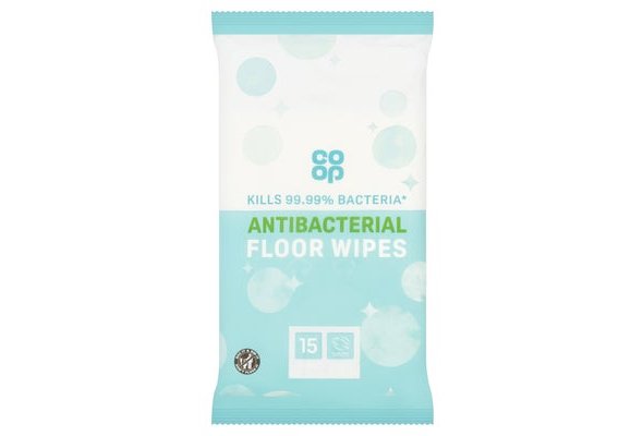 Co-op 15 Antibacterial Floor Wipes