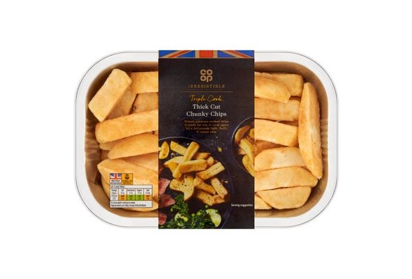 Co-op Irresistible Triple Cook Thick Cut Chunky Chips 360g