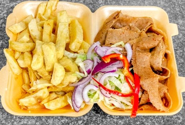 Lamb Donner and Chips (Medium)