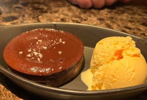 Hot Brownie + Ice Cream