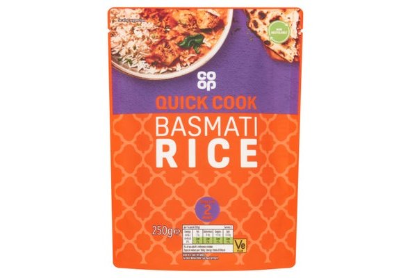 Co-op Basmati Microwave Rice 250G