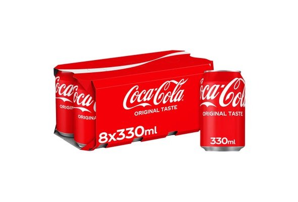 Coca-Cola Original Taste 8 x 330ml