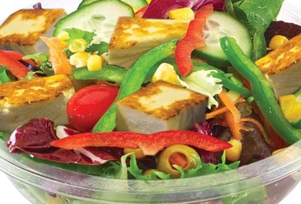 Rio's Grilled Paneer and Salad
