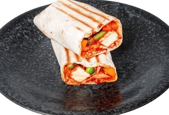 Schezuan Paneer Wrap 🌶 (V)