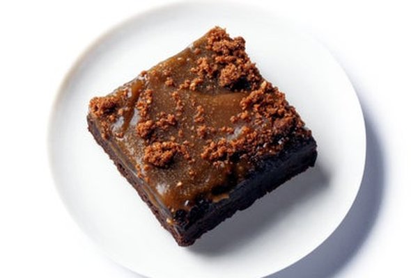 Vegan Salted Caramel Chocolate Brownie