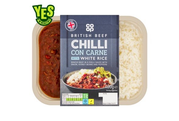 Co-op Chilli Con Carne & Rice 400g