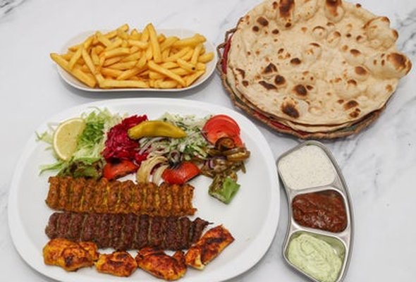 Lamb Kofta, Chicken Kofta, Chicken Shish