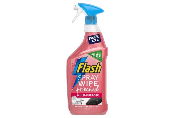 Flash Spray Wipe Antibacterial Spray Wild Berries 800ml