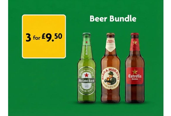 3 for £9.50 Beer Bundle