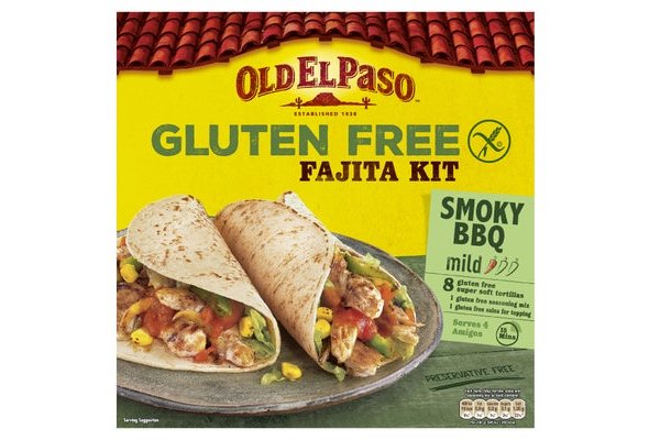 Old El Paso Gluten Free Fajita Kit Smoky BBQ 462g