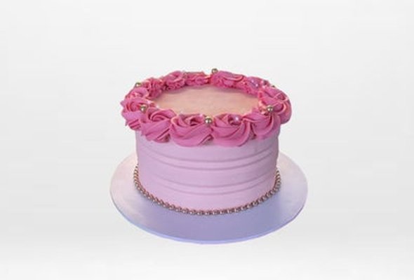 Pink Cake - 6" x 2 Layers