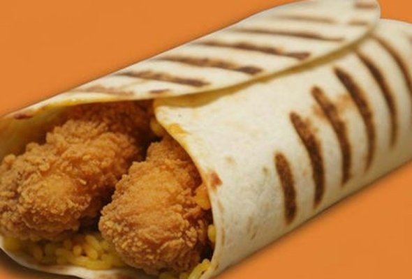 Fried Chicken Burrito