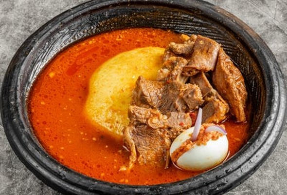 Fufu with Soup