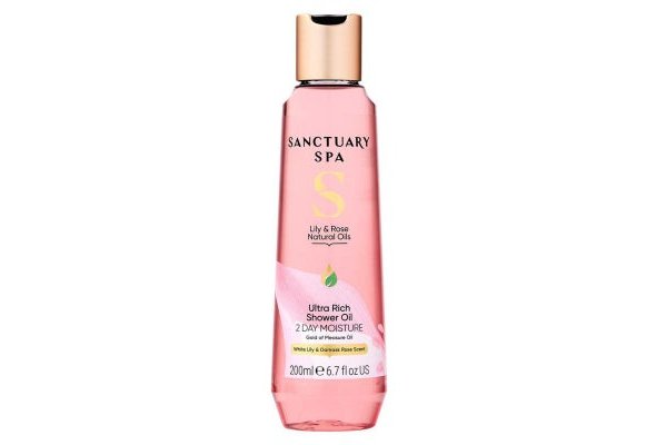 Sanctuary Spa Lily & Rose Natural Oils Ultra Rich Shower Oil 200ml