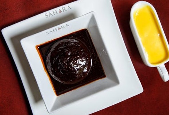 Chocolate Pudding with Custard