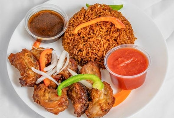 Jollof Rice with Chofi