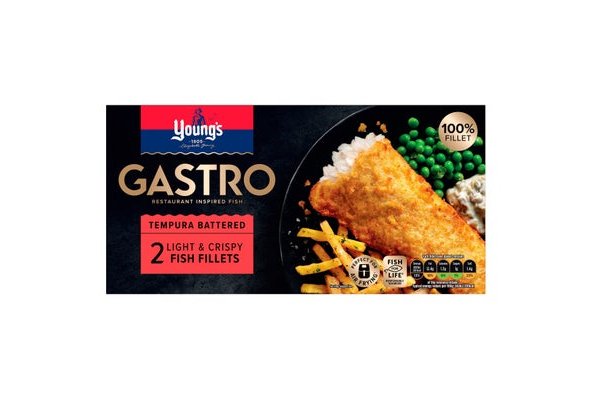 Young's Gastro Tempura Battered 2 Light & Crispy Fish Fillets 270g