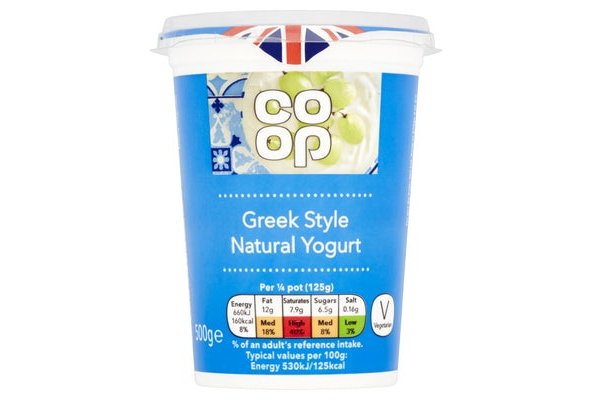 Co-op Greek Style Natural Yogurt 500g