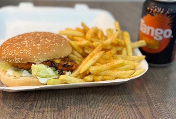 Grilled Burger Meal