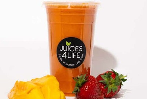 Mango & Strawberry Smoothie
