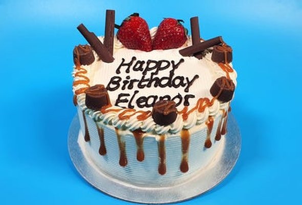Round Caramel Cake No. 9
