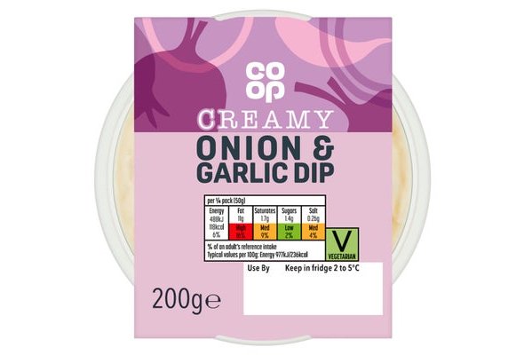 Co-op Onion & Garlic Dip 200g