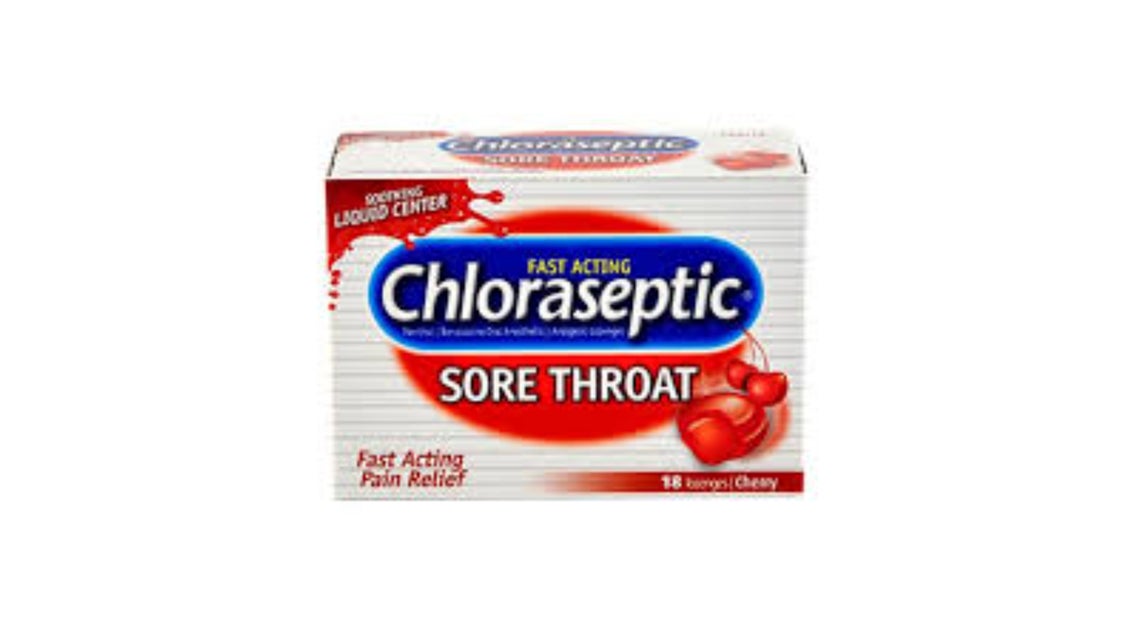 Chloraseptic Sore Throat Relief Lozenges, Cherry Flavor, 18pcs